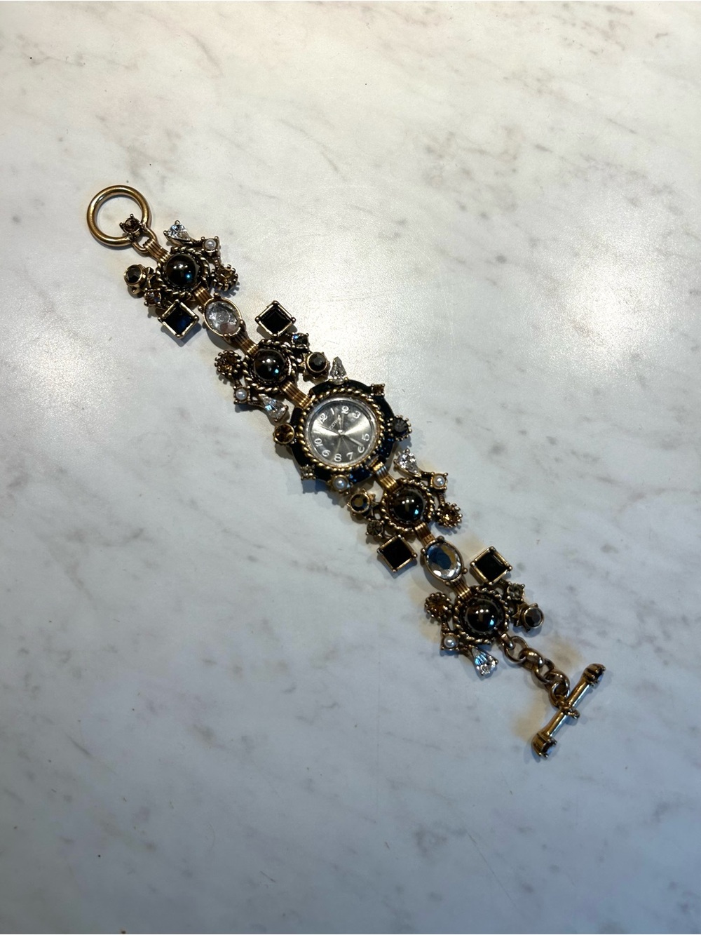 Chico's Multi Stone Gold Plating Watch & Needs New Battery